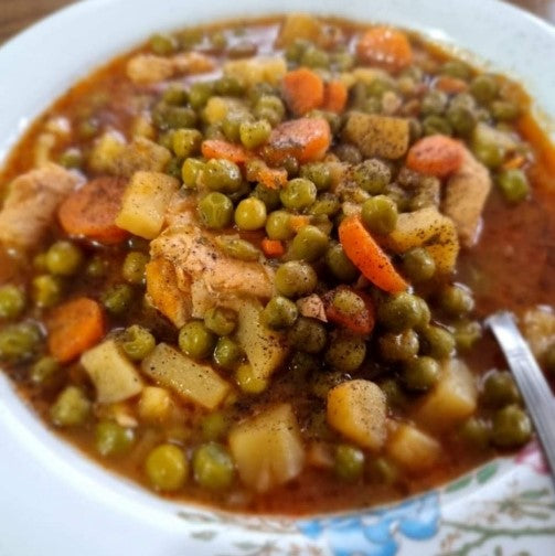Soup of the Day (Fri)- Beef with Peas and Potatoes