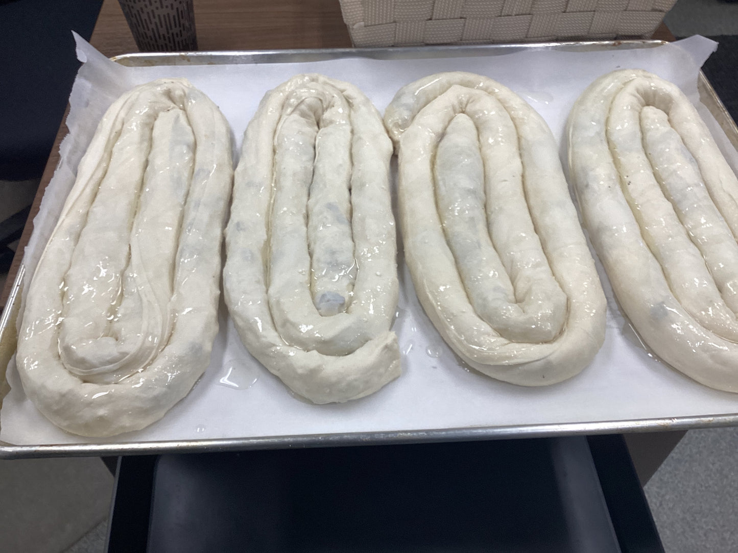 Pita with potatoes